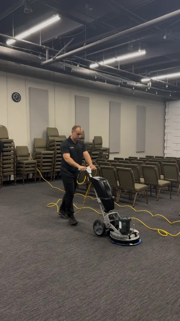 Hot water extraction carpet cleaning removing deep soil and allergens from carpet fibers